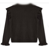 FAME O-NECK BLOUSE COFFEE BEAN