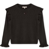FAME O-NECK BLOUSE COFFEE BEAN
