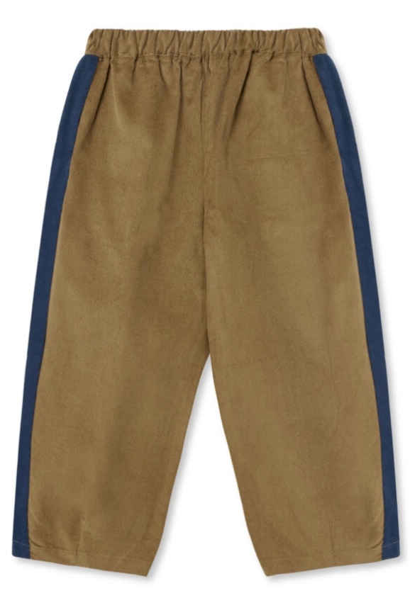DOLLY CONTRAST PANT DULL GOLD