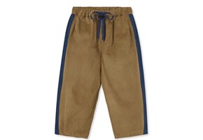 DOLLY CONTRAST PANT DULL GOLD