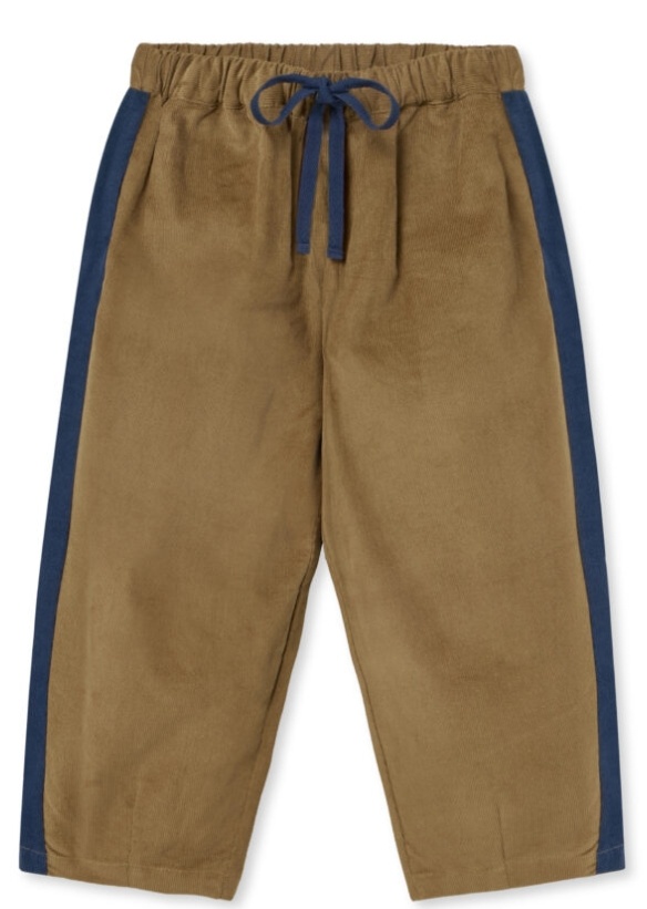 DOLLY CONTRAST PANT DULL GOLD
