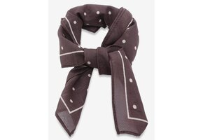 KOTA SCARF COFFEE BEAN DOT
