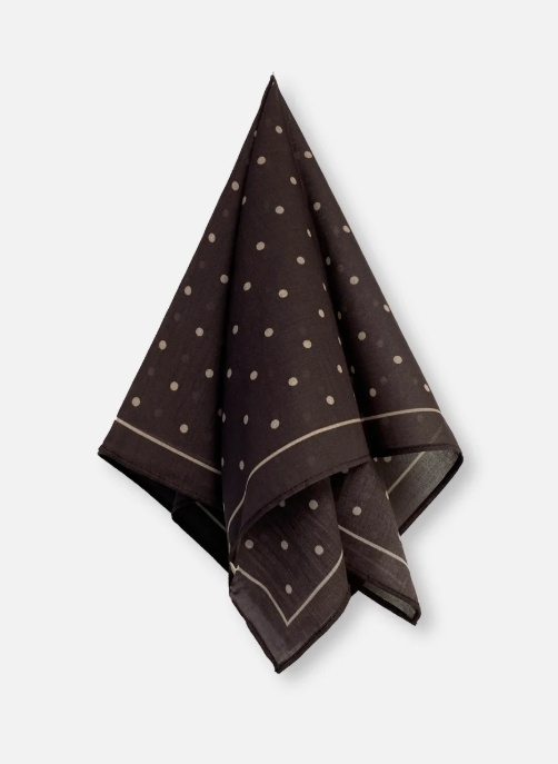 KOTA SCARF COFFEE BEAN DOT