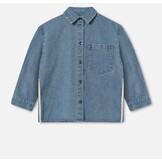 DONNY LS SHIRT WOVEN MEDIUM DENIM BLUE