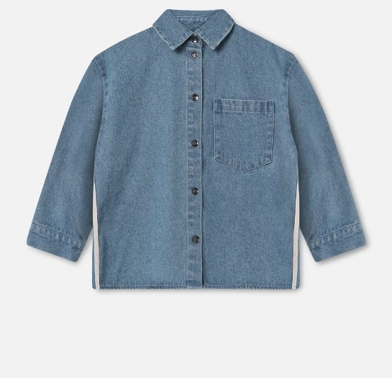 DONNY LS SHIRT WOVEN MEDIUM DENIM BLUE