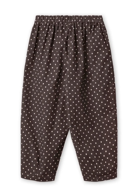 DOLLY DOT PANT COFFEE BEAN DOT