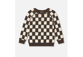 Nova Check Pullover Sandshell / Coffee Bean
