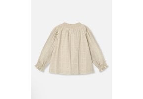 Darli Ls Blouse Sandshell