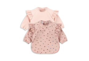 Dinner Bib With Sleeves And Frill FAiry Cherry