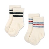 2 PACK ACT SOCKS OPTIC WHITE