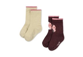 2 Pack Bow Socks Bow Mix