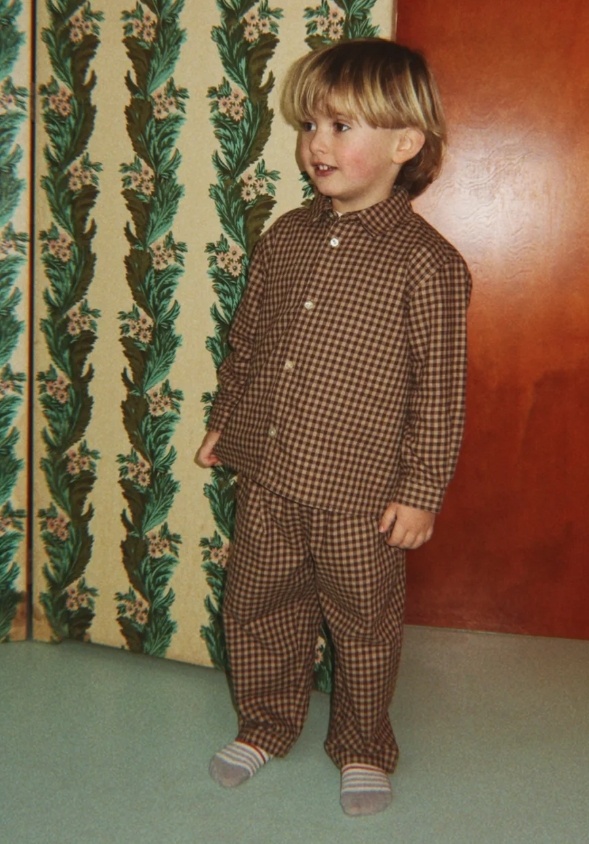 FORET LS SHIRT GOTS CHOCOLATE CHECK