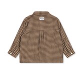 FORET LS SHIRT GOTS CHOCOLATE CHECK