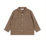 FORET LS SHIRT GOTS CHOCOLATE CHECK