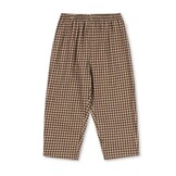 FORET PANTS GOTS CHOCOLATE CHECK