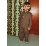 FORET PANTS GOTS CHOCOLATE CHECK