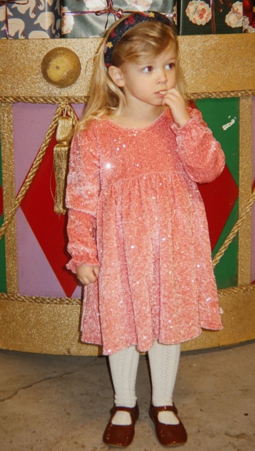 GIA SPARKLE DRESS LANTANA