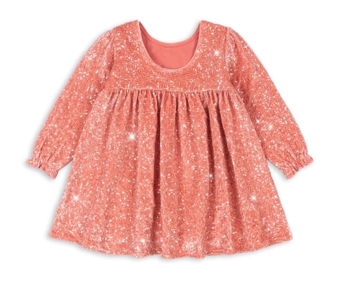 GIA SPARKLE DRESS LANTANA