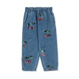 MAGOT SEQUIN FRILL PANTS GOTS CHERRY SEQUIN