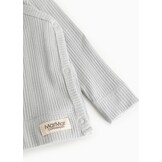 Tuti Wrap LS Modal Pointelle Rib Blue Haze