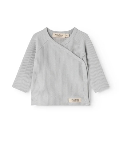 Tuti Wrap LS Modal Pointelle Rib Blue Haze