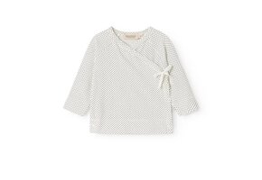 Tut Wrap LS Modal Smooth Print Tiny Dots
