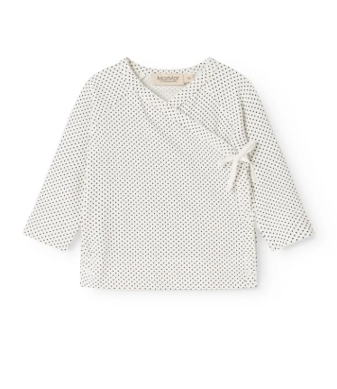 Tut Wrap LS Modal Smooth Print Tiny Dots