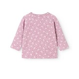 Tut Wrap LS Modal Smooth Print Lit de Rose