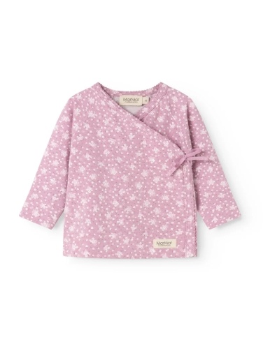 Tut Wrap LS Modal Smooth Print Lit de Rose