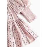 Dela Light Embroidery Dusty Purple Bloom