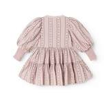 Dela Light Embroidery Dusty Purple Bloom