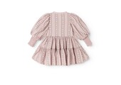 Dela Light Embroidery Dusty Purple Bloom