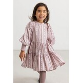 Dela Light Embroidery Dusty Purple Bloom