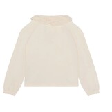 T-shirt LS Collar Pearled Ivory