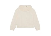 T-shirt LS Collar Pearled Ivory