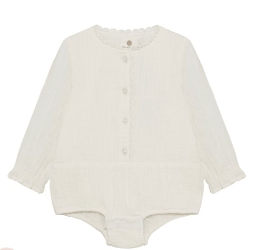 Romper Woven 1730 Pearled Ivory