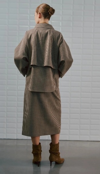 WBLJACKIE CHECKED JACKET