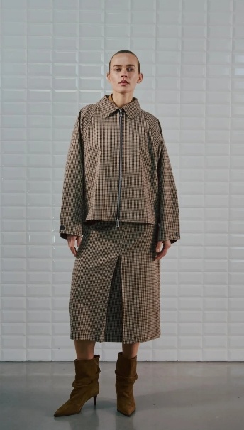 WBLJACKIE CHECKED JACKET