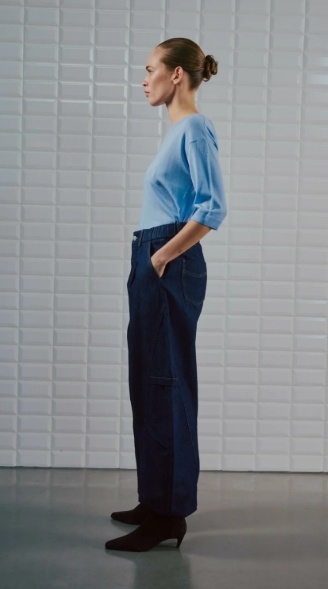 WBLOLIVE TRACK PANT Worker Blue