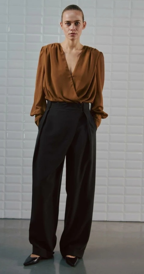 WBLJUANA TAILORED PANT Dark Brown