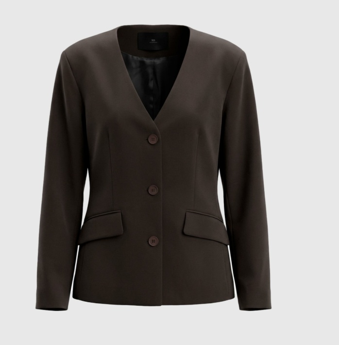 WBLJUANA TAILORED BLAZER Dark Brown