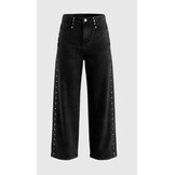 WBLKATE HW WIDE JEANS WASHED BLACK DENIM