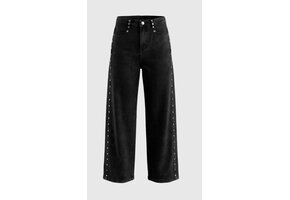 WBL Kate Hw Wide Jeans Washed Black Denim