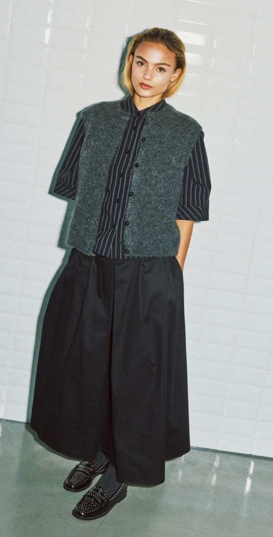 WBLNIKITA WAISTCOAT DARK GREY MELANGE