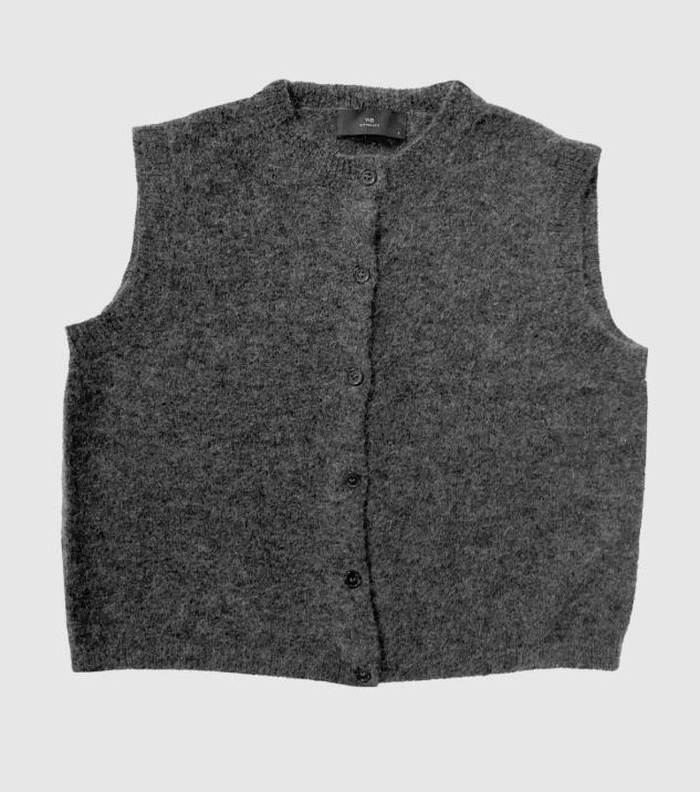 WBLNIKITA WAISTCOAT DARK GREY MELANGE