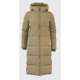 WBLGLORIAN LONG PUFFER COAT LEAD GRAY