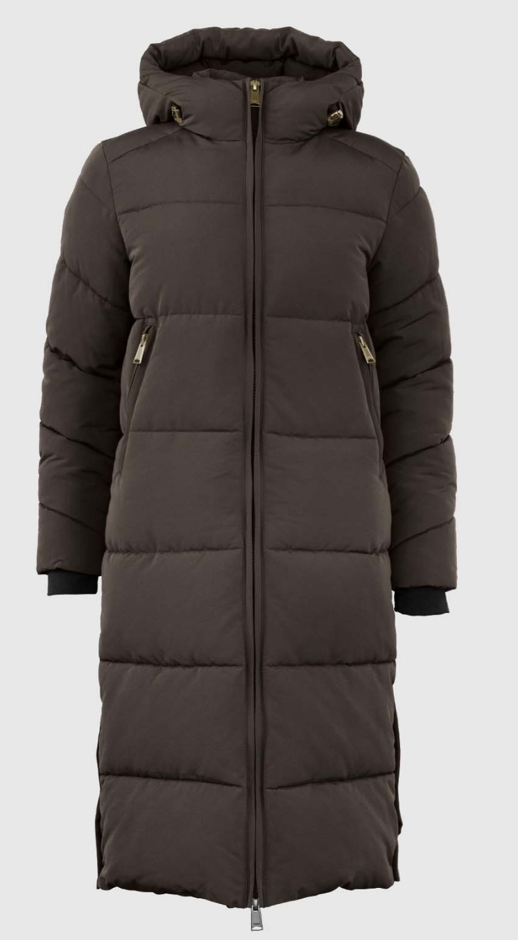 WBLGLORIAN LONG PUFFER COAT BRACKEN BROWN