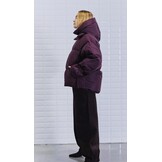 WBLKYLIE REAL DOWN JACKET WINDSOR WINE