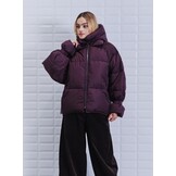 WBLKYLIE REAL DOWN JACKET WINDSOR WINE