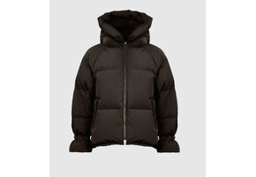 WBL Kylie Real Down Jacket Dark Brown